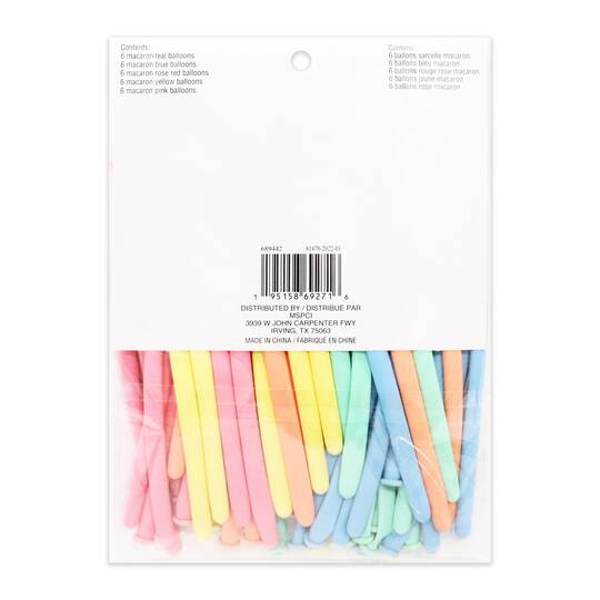 Pastel Rainbow Twisting Balloons by Celebrate It™ Summer, 30ct.